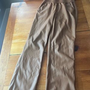 Cute brown leather pants worn only a couple times